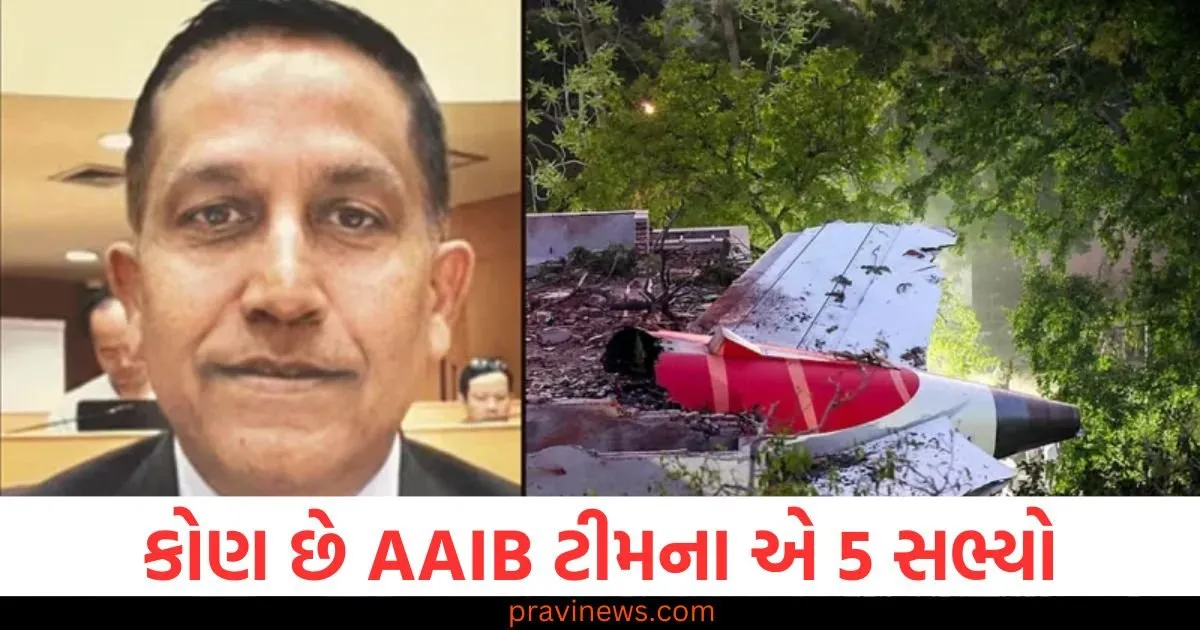 કોણ છે AAIB ટીમના એ 5 સભ્યો, જે કરી રહ્યા છે અમદાવાદ વિમાન દુર્ઘટના કેસની તપાસ https://www.pravinews.com/gujarat-news/who-are-the-5-members-of-the-aaib-team-investigating-the-ahmedabad-plane-crash-case-127669