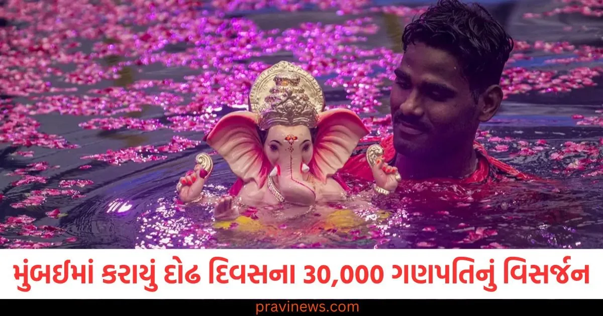 દોઢ દિવસના ગણેશ ઉત્સવ દરમિયાન મુંબઈમાં લગભગ 30,000 ગણેશ મૂર્તિઓનું વિસર્જન કરવામાં આવ્યું https://www.pravinews.com/world-news-in-gujarati/cloud-burst-again-in-uttarakhand-floods-in-rudraprayag-and-chamoli-causing-huge-destruction-129510