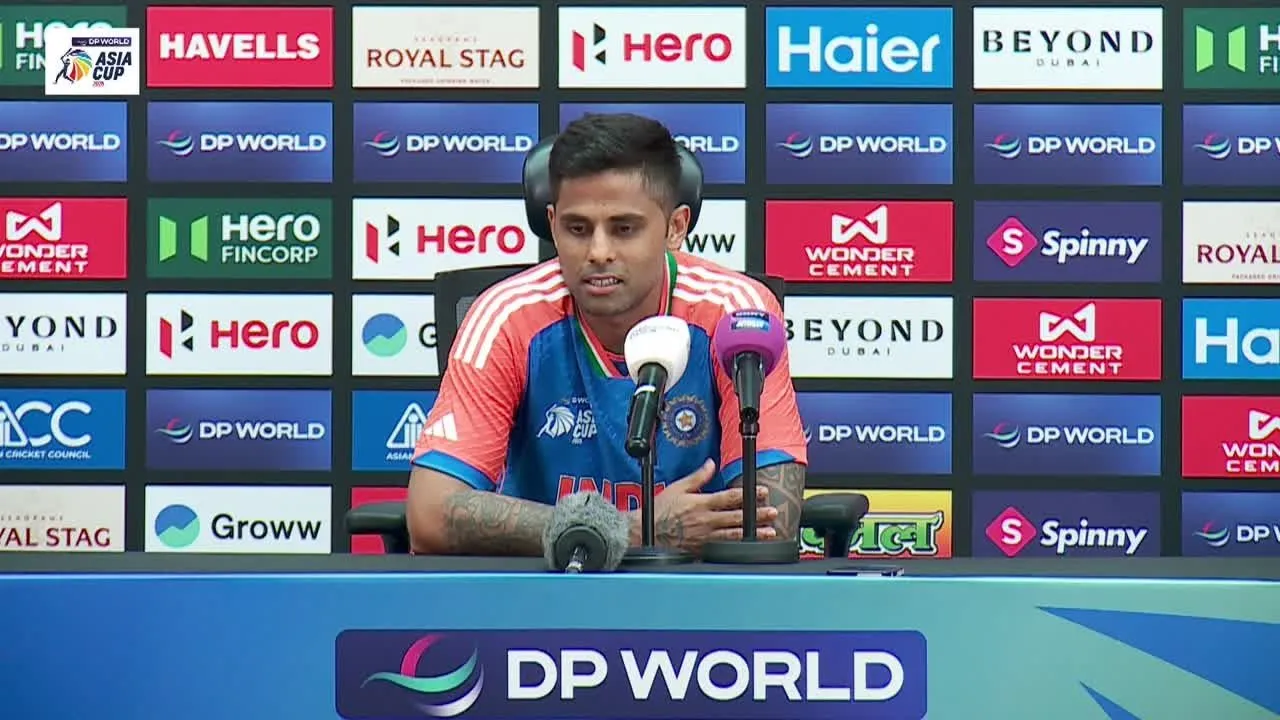 પાકિસ્તાનને હરાવ્યા બાદ, સૂર્યાએ દેશના બહાદુર સૈનિકોને સલામ કરી અને જીત દેશને સમર્પિત કરી https://www.pravinews.com/sports/indian-captain-suryakumar-yadav-dedicate-dedicate-the-win-to-all-our-armed-forces-ind-vs-pak-asia-cup-130017