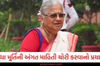 સાંસદ સુધા મૂર્તિની અંગત માહિતી ચોરી કરવાનો પ્રયાસ, પોલીસ તપાસ કરી રહી છે https://www.pravinews.com/politics/rahul-gandhis-big-allegation-of-vote-theft-exposed-election-commission-calls-this-claim-baseless-130380