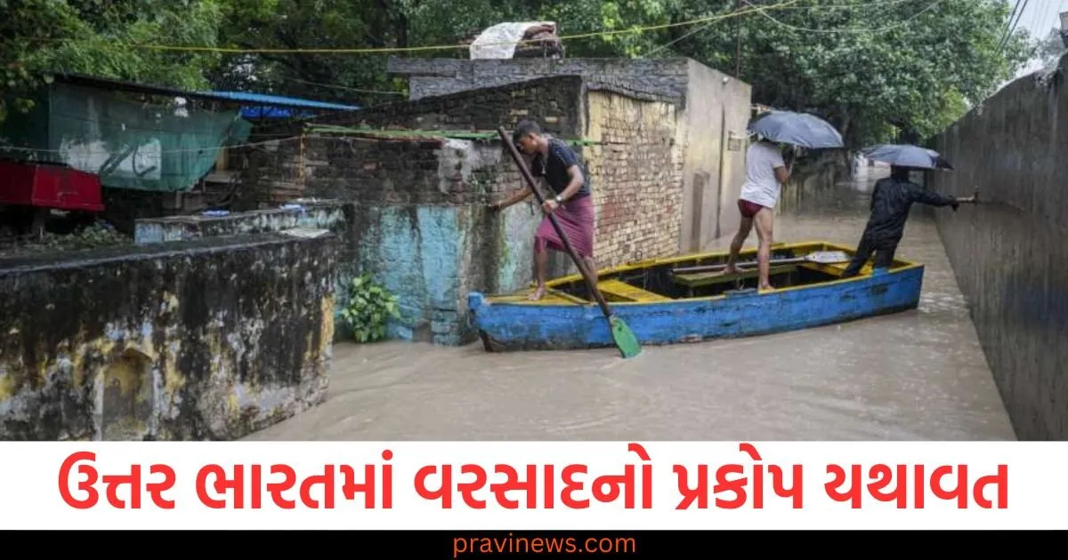 ઉત્તર ભારતમાં વરસાદનો પ્રકોપ યથાવત, ઘણા રાજ્યોમાં વરસાદે ભારે વિનાશ મચાવ્યો છે, આંકડા જાણી ને ચોંકી જશો https://www.pravinews.com/world-news-in-gujarati/heavy-rain-alert-india-september-2025-weather-warning-129684